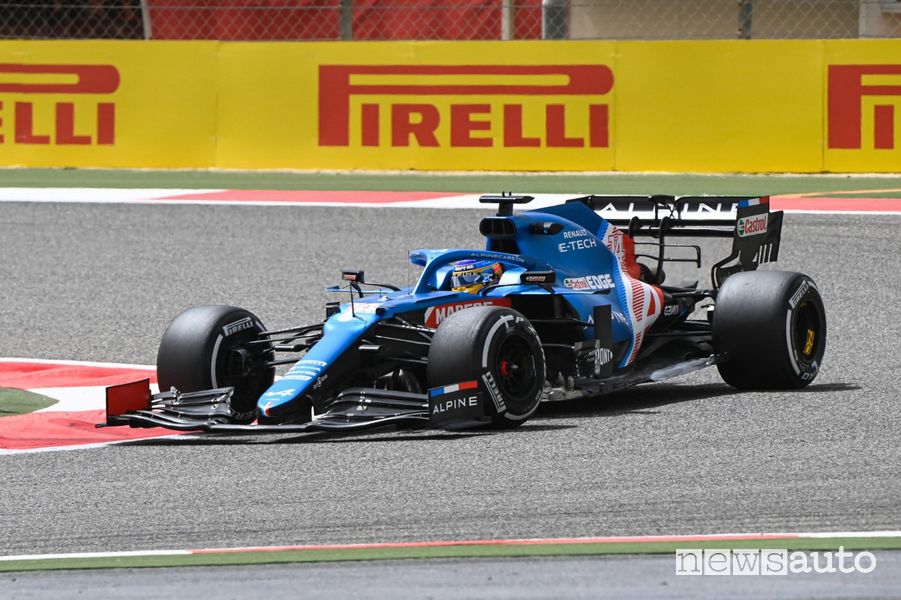 Alpine A521 stagione 2021 Formula 1