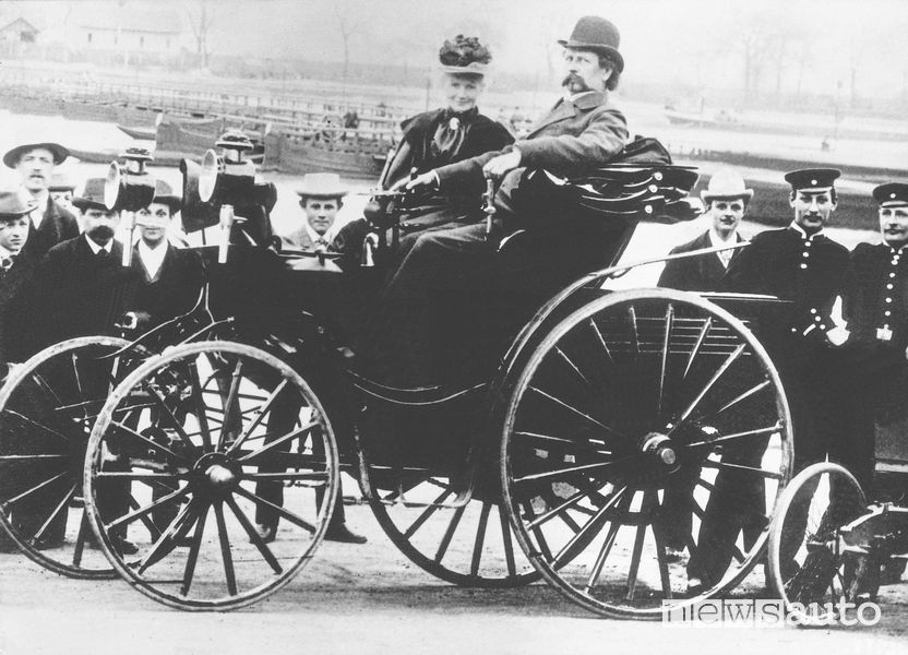 Karl e Bertha Benz nel 1894 è una pilota donna