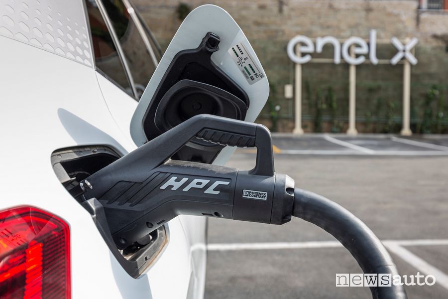Ricarica pubblica fast HPC di Enel X