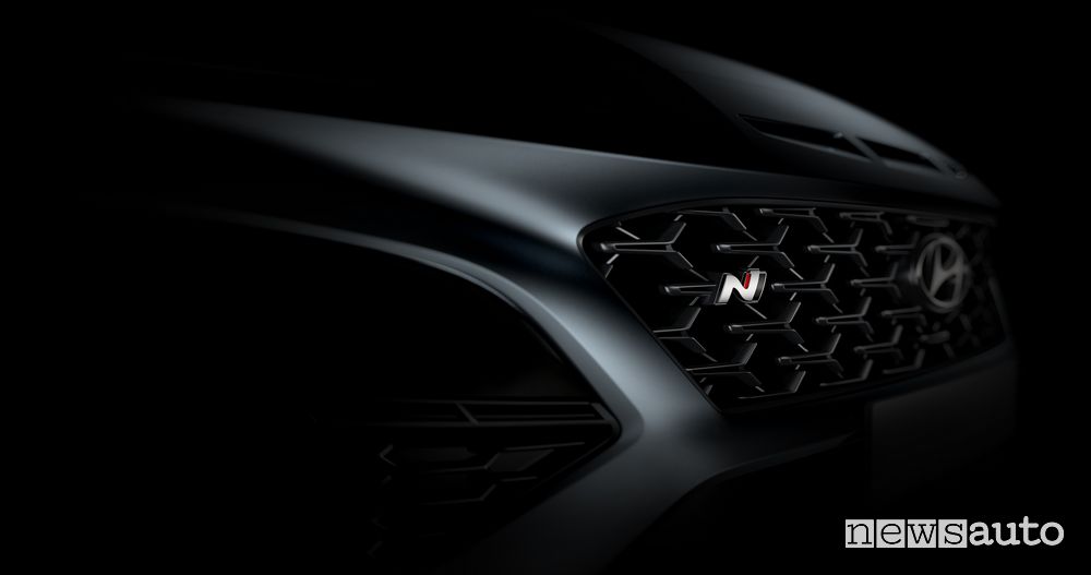 Griglia anteriore nuova Hyundai Kona N