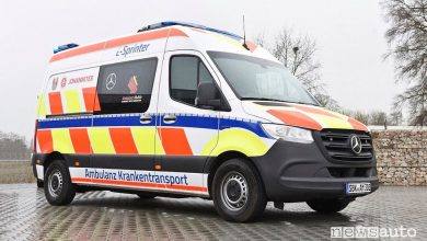 Nuova ambulanza elettrica Mercedes eSprinter