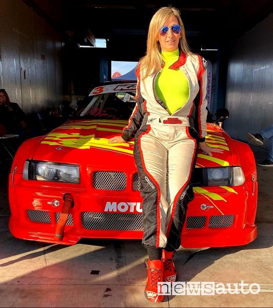 Nives Arvetti e la sua BMW M3 3.0