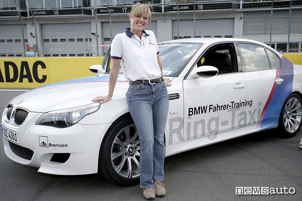 la BMW M5 Ring Taxi di Sabine Schmitz