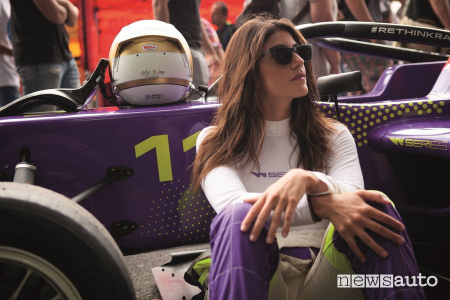 Vicky Piria una forte pilota donna