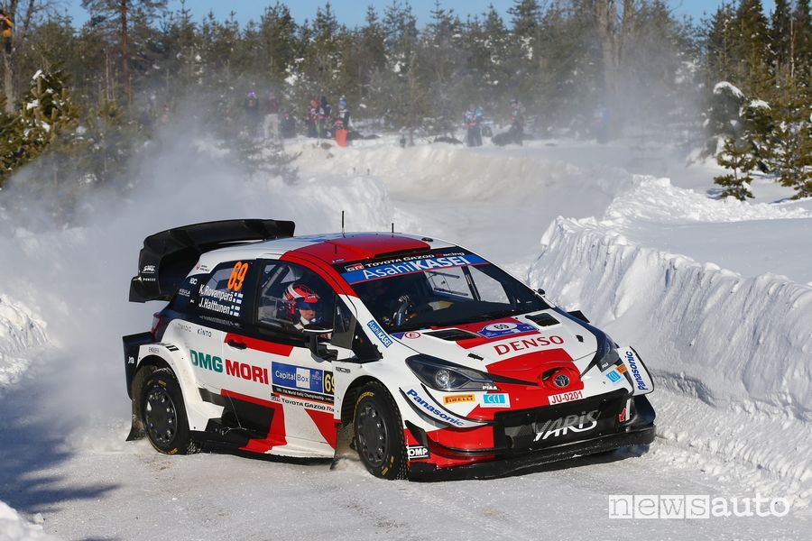 WRC Rally Artic Finlandia 2021 Toyota Kalle Rovanperä