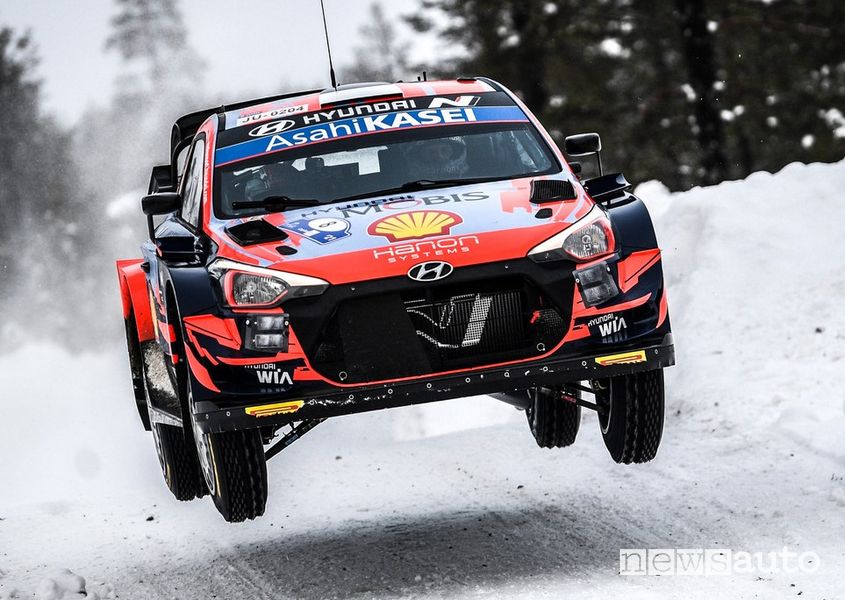 WRC Rally Artic Finlandia 2021 Hyundai Ott Tanak