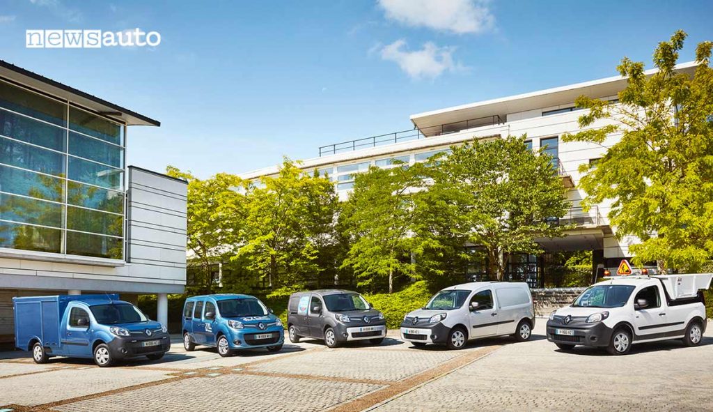 Allestimenti Renault Kangoo ZE furgone elettrico