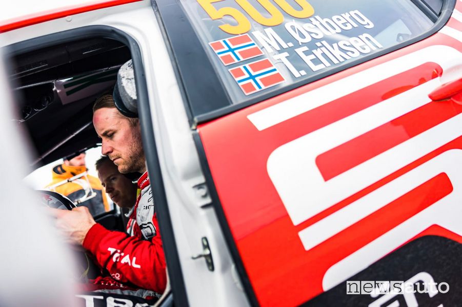 Mads Ostberg a bordo della Citroën C3 Rally2