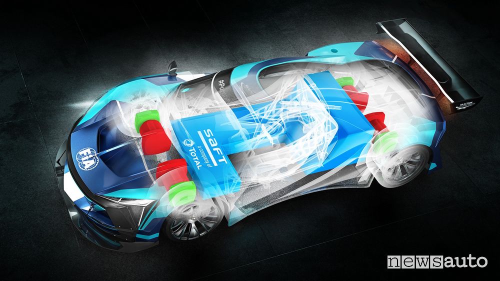 Batterie auto da corsa elettriche GT Electric