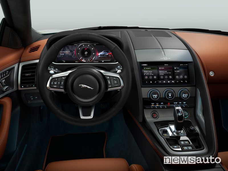 Plancia strumenti abitacolo Jaguar F-Type R Dynamic Black Coupé