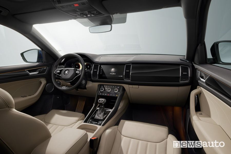 Plancia strumenti abitacolo nuova Skoda Kodiaq