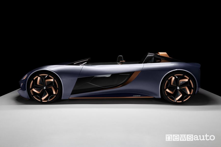 Vista laterale concept Suzuki Misano