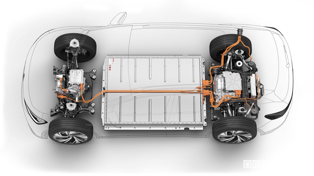 Batteria da 77 kWh Volkswagen ID.4 GTX