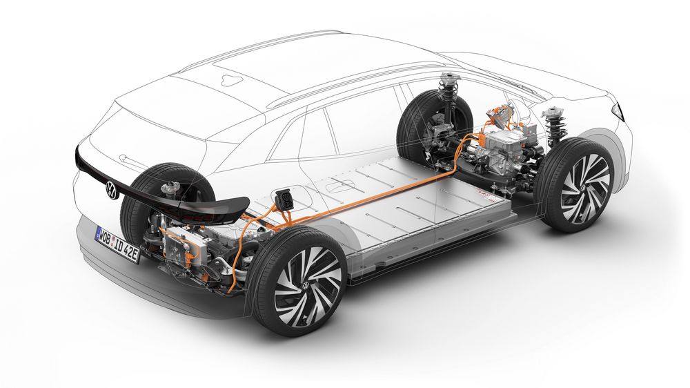 Batteria da 77 kWh Volkswagen ID.4 GTX
