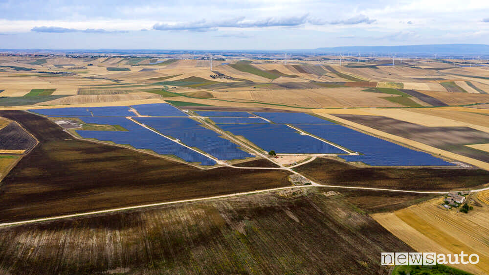 Parco fotovoltaico di Troia a Foggia il più grande d'Italia.