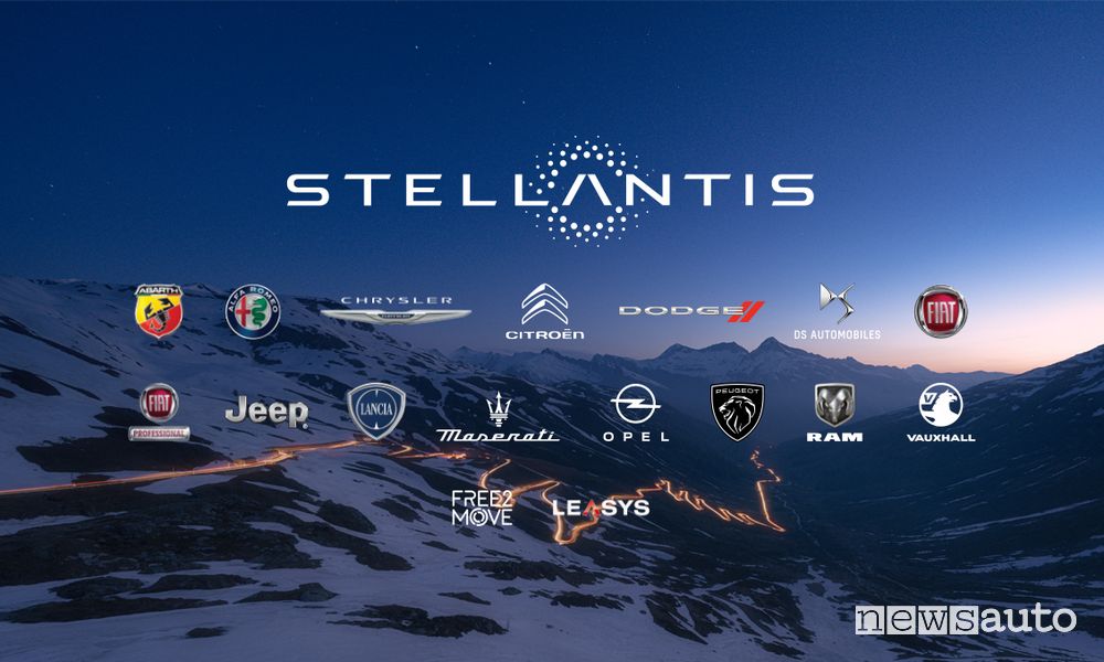 Struttura Stellantis manager Peugeot, Citroën, DS, Opel, Fiat, Alfa Romeo, Jeep, Abarth e Lancia