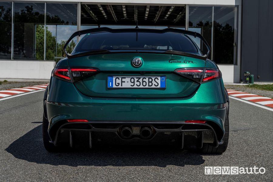 Posteriore Alfa Romeo Giulia GTAm Montreal Green