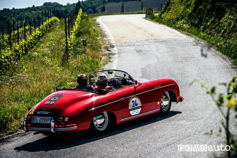 Porche 356 Speedster del 1955 Coppa Milano Sanremo 2021
