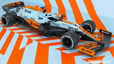 McLaren MCL35M F1 con la livrea Gulf Oil