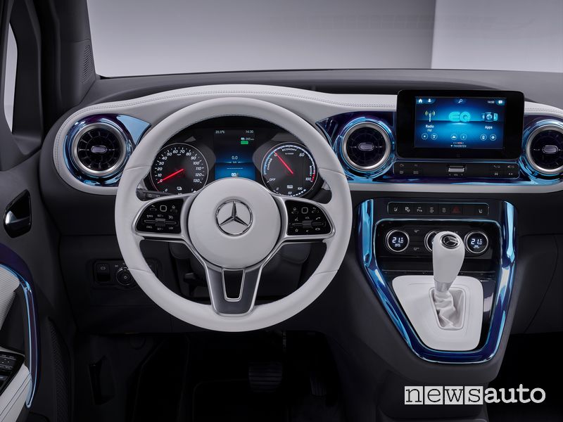 Volante abitacolo Mercedes-EQ Concept EQT