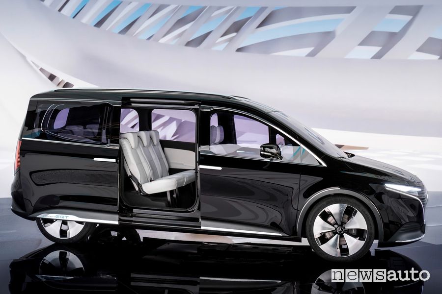 Porta laterale scorrevole Mercedes-EQ Concept EQT