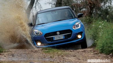 Suzuki Swift Hybrid AllGrip, prova su strada