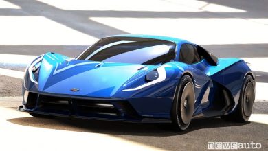 Vista di profilo Automobili Estrema Fulminea