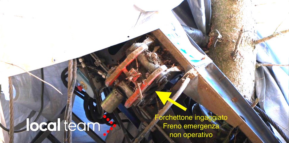 Freno d'emergenza della funivia non operativo a causa della forchetta che ne blocca il funzionamento, la causa dell'incidente tragedia di Stresa