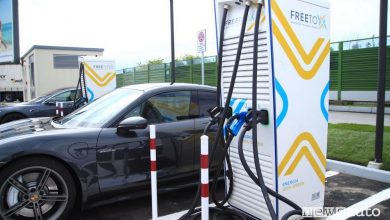 Colonnine di ricarica fast in autostrada, dove sono