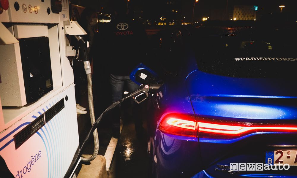 Record Toyota Mirai a idrogeno fuel cell