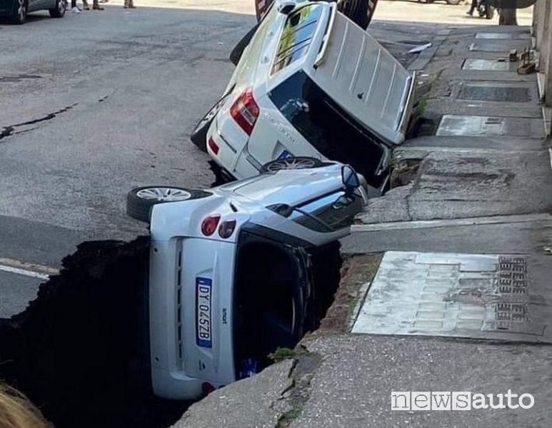 Voragini in città, come si formano, le cause