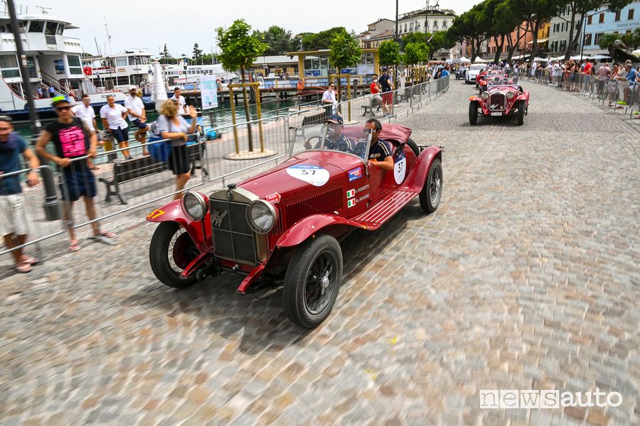 Moceri/Bonetti alla Mille Miglia 2021 con l'Alfa Romeo 6C 1500 Super Sport