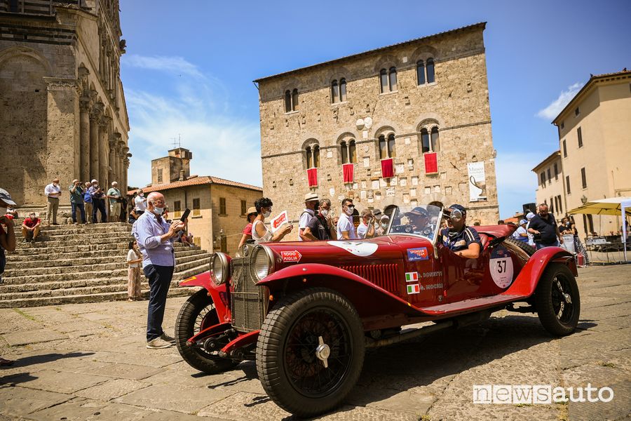 Moceri/Bonetti alla Mille Miglia 2021 con l'Alfa Romeo 6C 1500 Super Sport