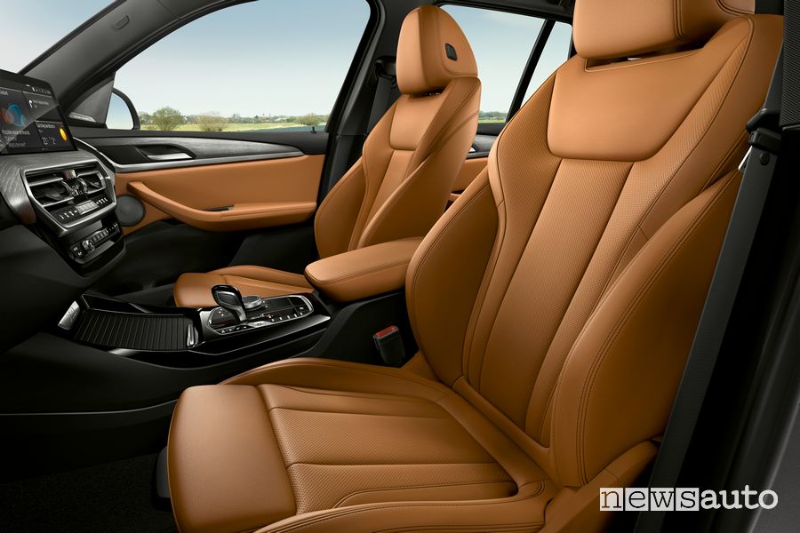 Sedili anteriore abitacolo BMW X3 xDrive30e