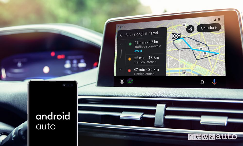 App navigatore COYOTE su Android Auto
