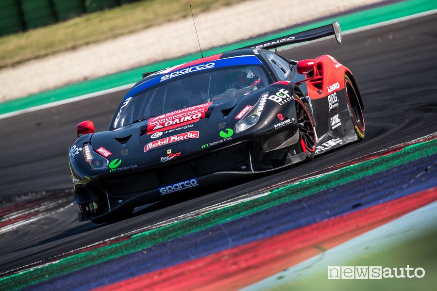 Greco/Crestani Ferrari 488 Misano Campionato Italiano GT 2021