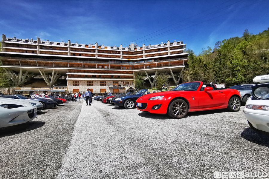 Raduno auto sportive Mazda MX-5 Back To Drive sul Monte Terminillo