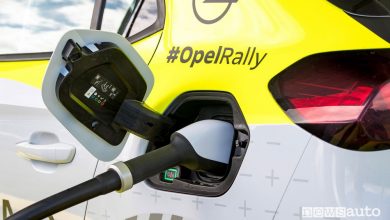 Opel Corsa elettrica, come funziona la ricarica nei rally