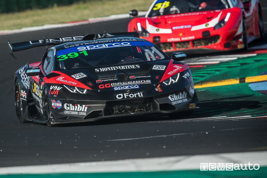 Pegoraro/Mugelli Lamborghini Huracan GT GT3 Misano Campionato Italiano GT 2021
