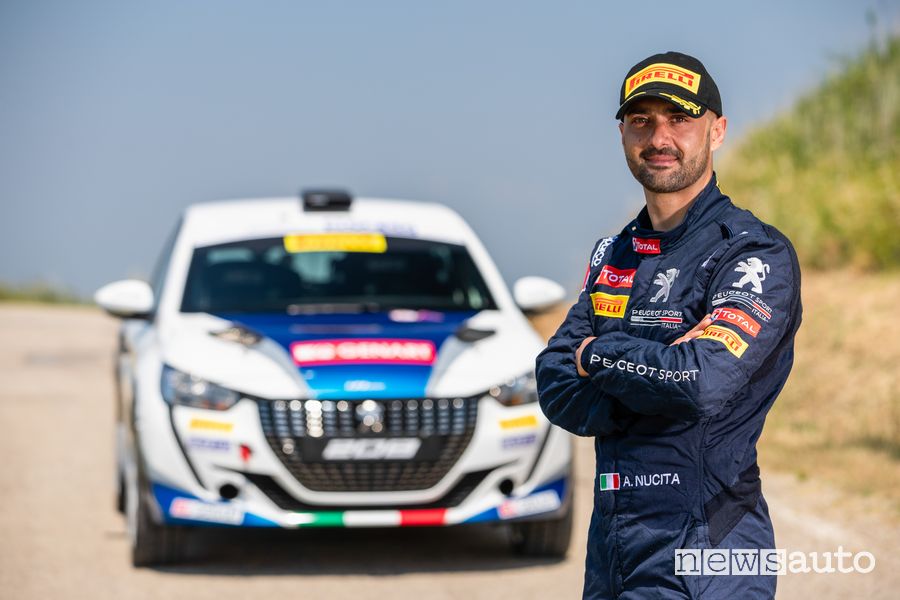 Andrea Nucita pilota Peugeot 208 Rally4