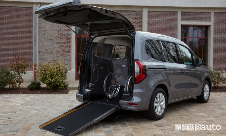 Renault Kangoo TPMR trasporto disabili in carrozzina