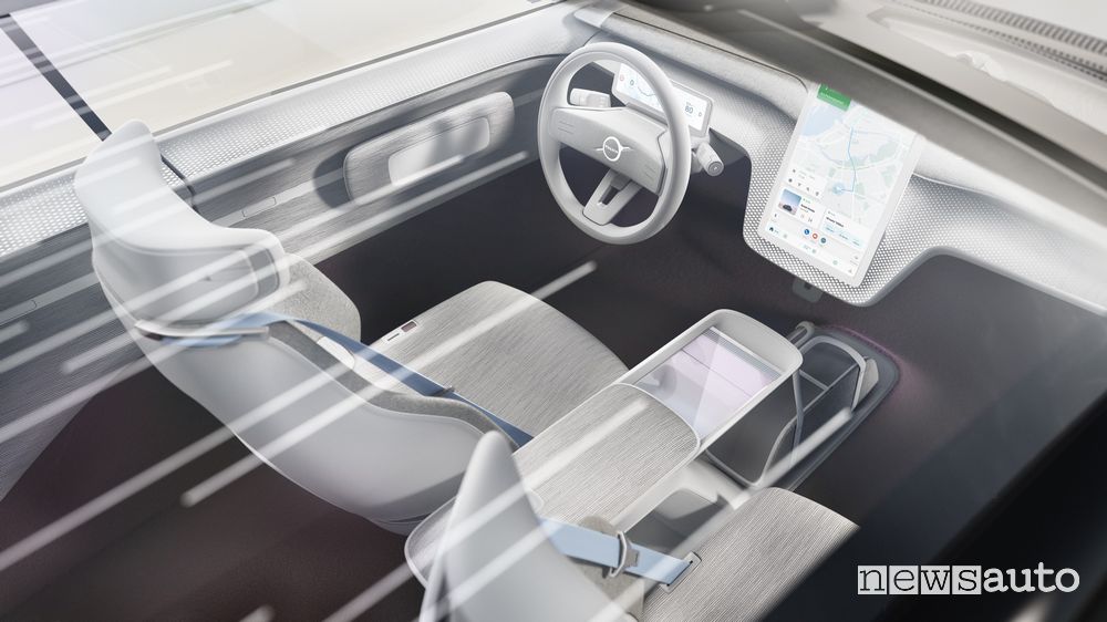 Abitacolo Volvo Concept Recharge