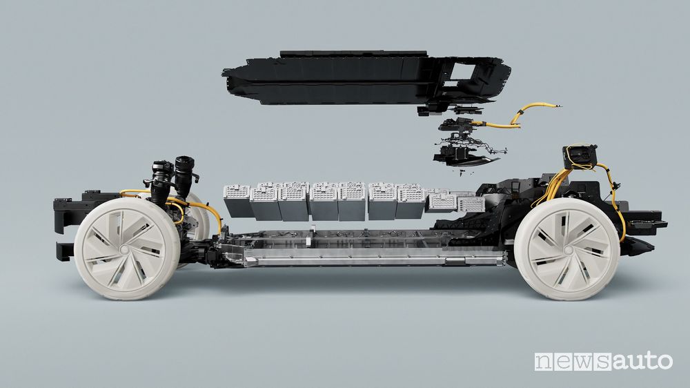 Batteria, gruppo motore elettrico Volvo Concept Recharge