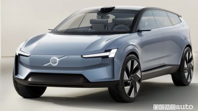 Vista di profilo Volvo Concept Recharge