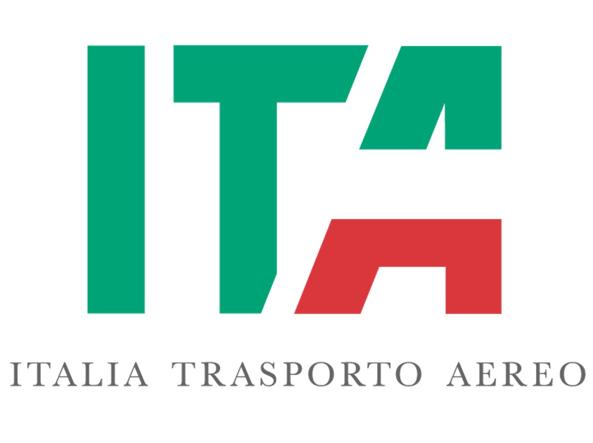  logo di ITA (ex Alitalia) Italia Trasporto Aereo