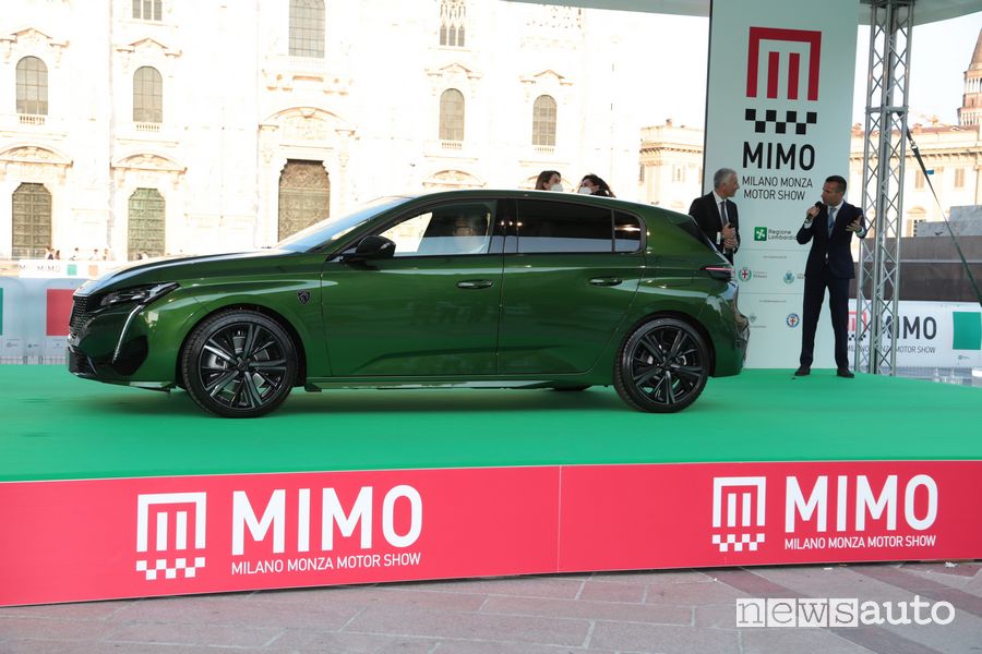La nuova Peugeot 308 per la prima volta in pubblico in Italia al MIMO