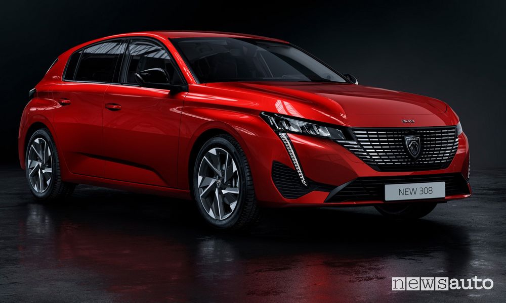 Peugeot 308 motori benzina, diesel e ibridi plug-in