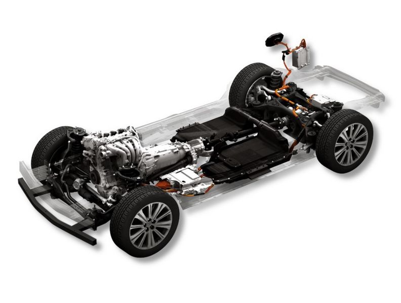 Piattaforma per auto ibride plug-in PHEV Mazda