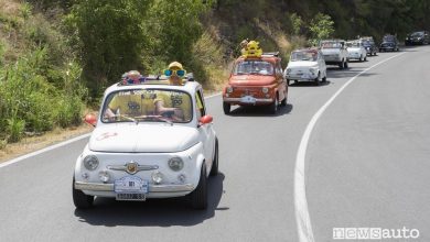 Raduno 500 storiche, giornata mondiale del Cinquino