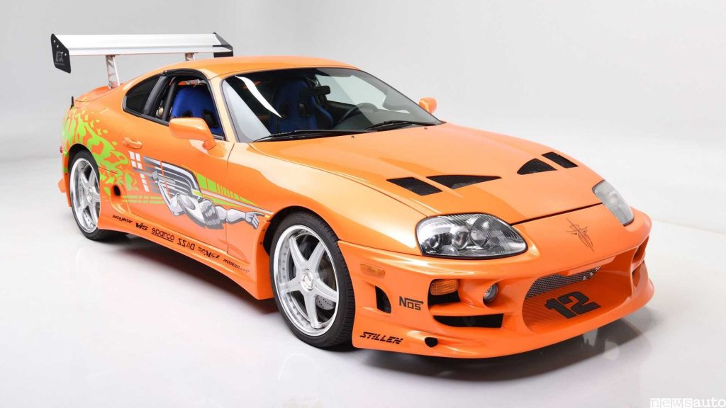 Toyota Supra di Paul Walker anteriore del fim Fast & Furious all'asta